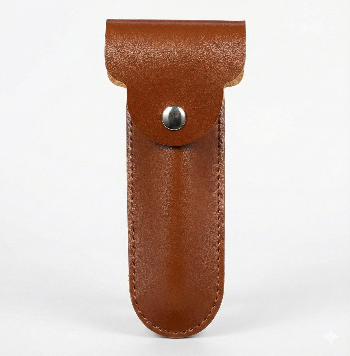 Brązowy futerał na maszynę do golenia